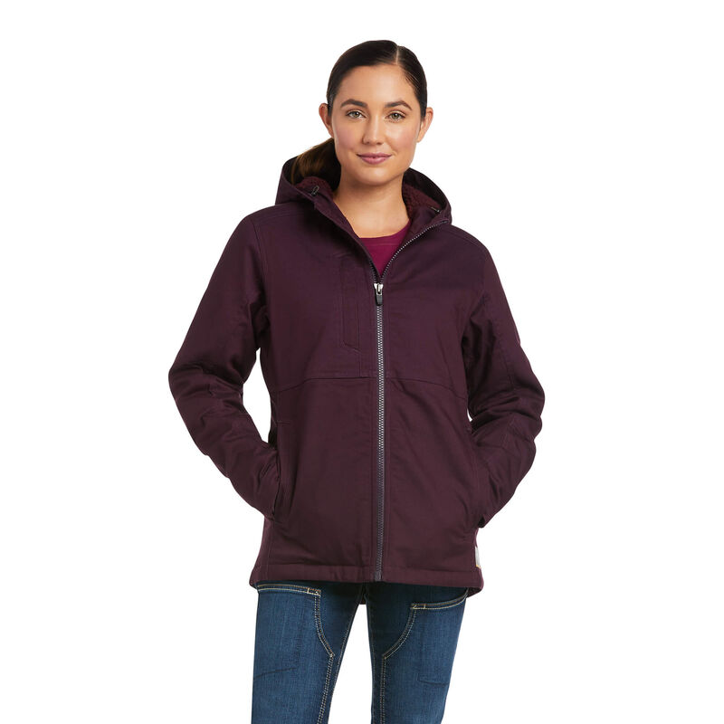 Chaqueta Ariat Rebar Duracanvas Insulated Moradas Oscuro Mujer - Chile 186-SYOFXC